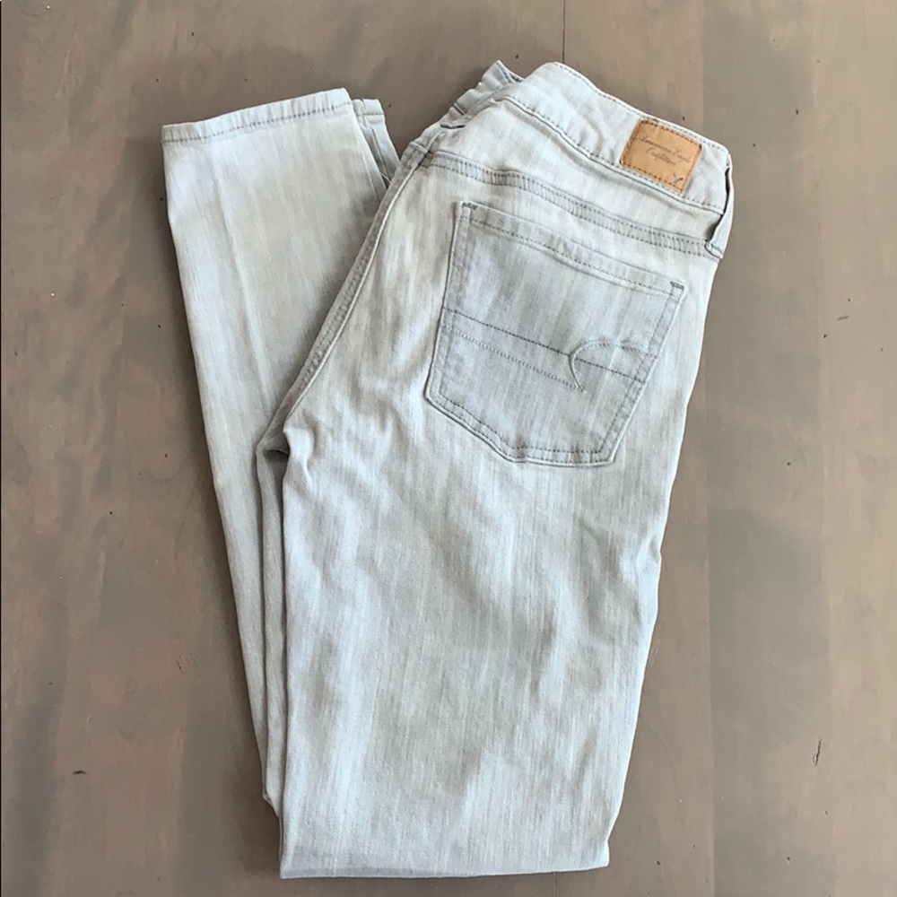 American Eagle Skinny Jeans (grey wash)